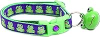 Vista 6 de Frog Cat Collar - Safety - Breakaway - Pugs2Persians (Small(10lbs & Less), Blue)