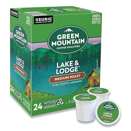 Green Mountain Coffee Roasters 6523CT Lake & Lodge K-Cups de café, 96caja
