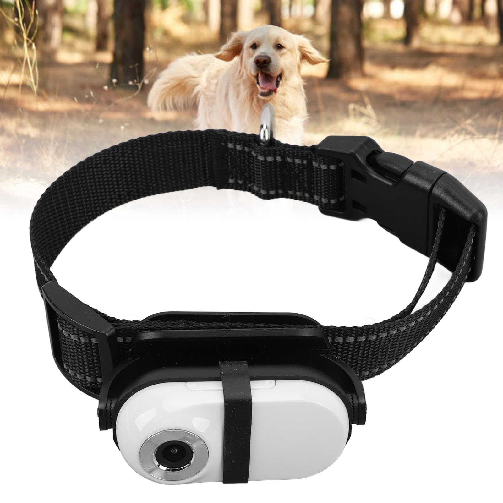 SENECESLI Telecamera per Collare per Gatti 1080P, Telecamera per Animali HD, Mini Telecamera D'azione per Registrazioni Video, Telecamera per Collare per Cani per Animali Domestici, (32GB)