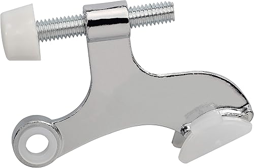 Vista 31 de Paquete de 5 tope de puerta Rok Hardware ajustable de alta resistencia con acabado de latón, ROKDSP1B