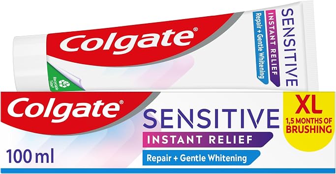 Colgate Sensitive Instant Relief Repair + Gentle Whitening Toothpaste 100ml