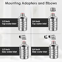 Vista 4 de JUXILPP Válvula de flotador automática de acero inoxidable 304 Tipos de conexión de 1/2 pulgadas y 3/4 pulgadas, control preciso, controlador