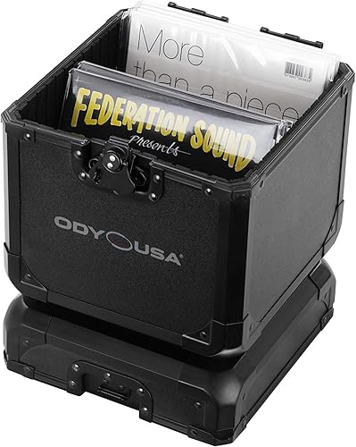 Miniatura 6 de Odyssey Cases 7 ViniloUtility Black Krom Case Capacidad para 60 discos
