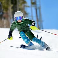 EXP VISION Gyerek Síszemüveg - Kék, Páramentes, 100% UV Védelemmel, Szemüveg Kompatibilis, Sisakkal Használható Snowboard Szemüveg 2-14 Éves 7