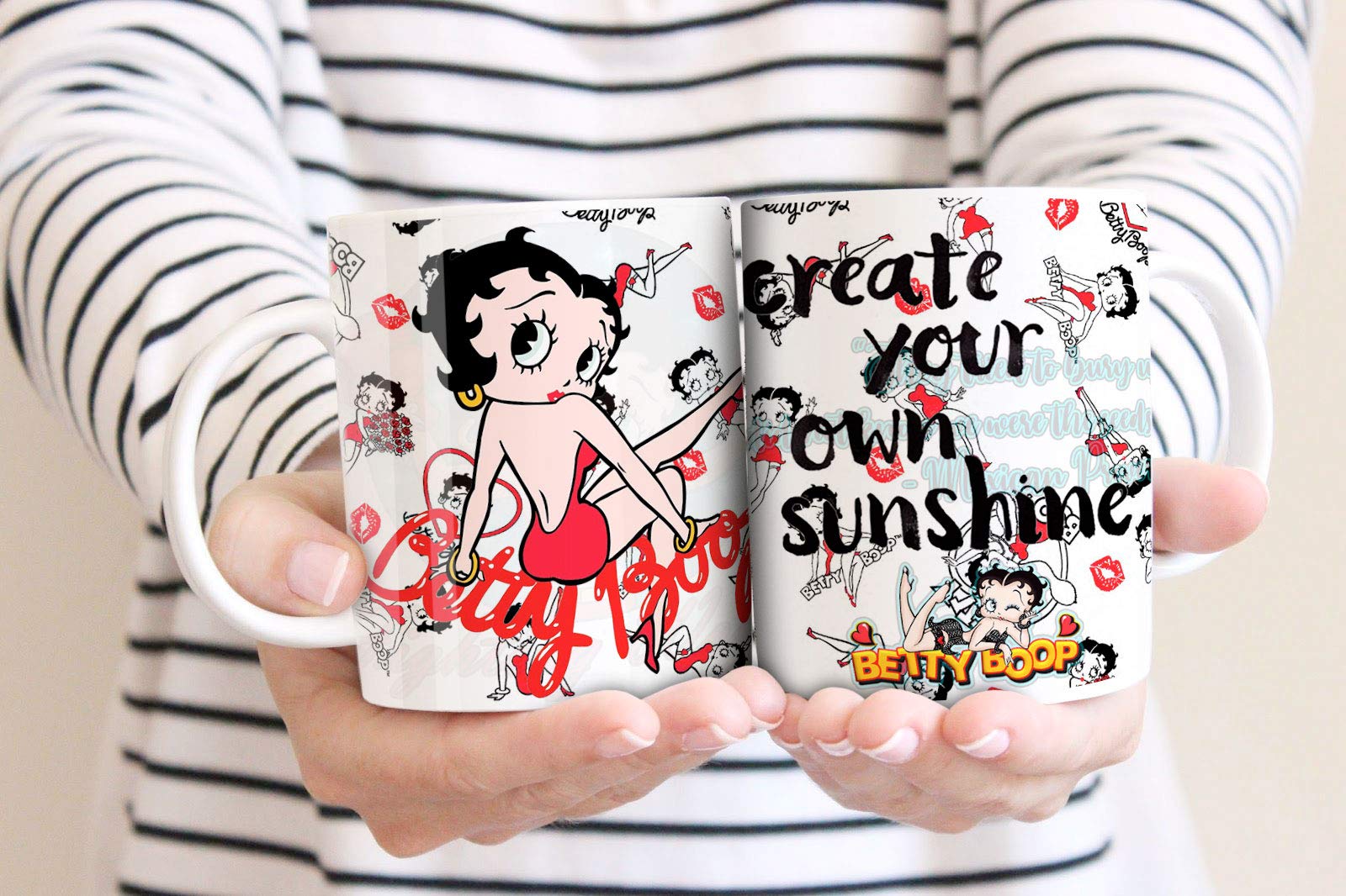 Mugtime (TM) - Betty Boop - Create Your own Sunshine - Unique Design - Ceramic Coffee Tea Mug Cup 11oz 330ml
