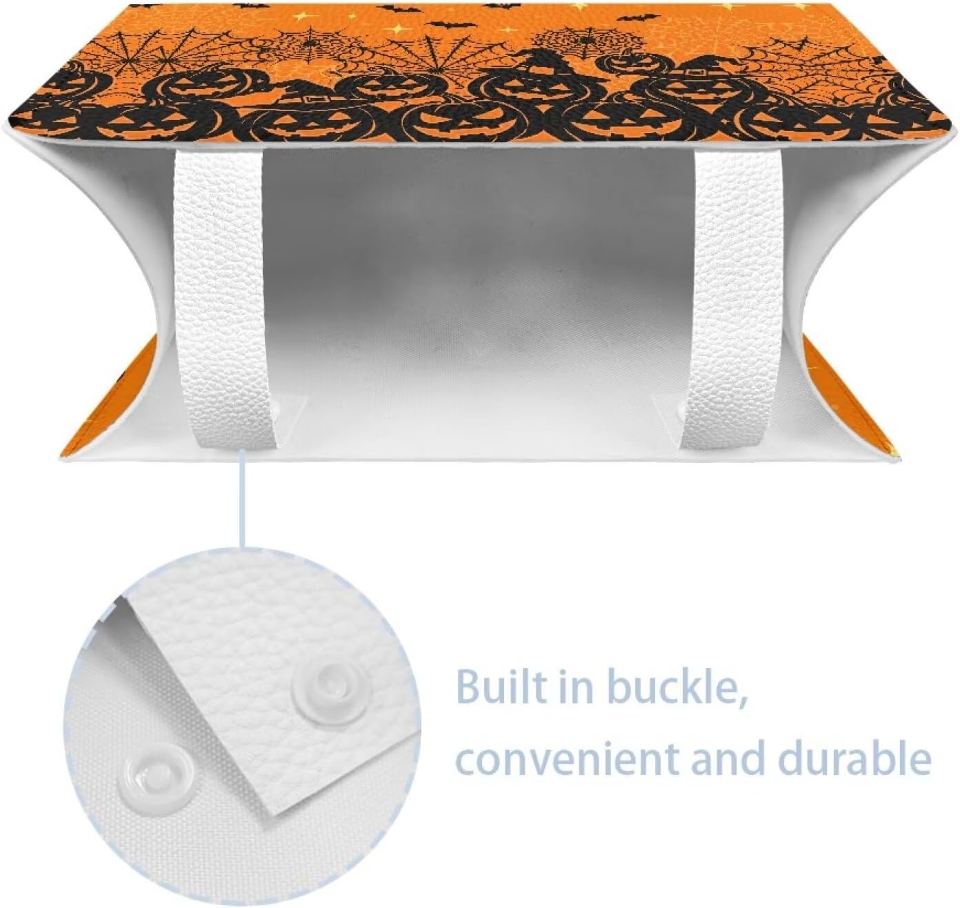 Halloween Pumpkin Rectangle Wipeable Tissue Box Cover for Room image 4
