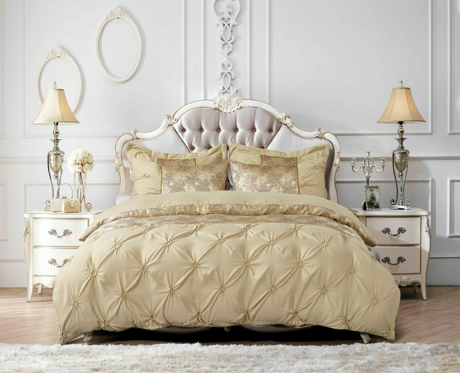 Duvet Cover (Gold, Super King)