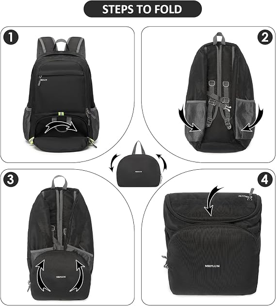 MRPLUM 30L Rucksack Foldable Ultralight Packable Backpack