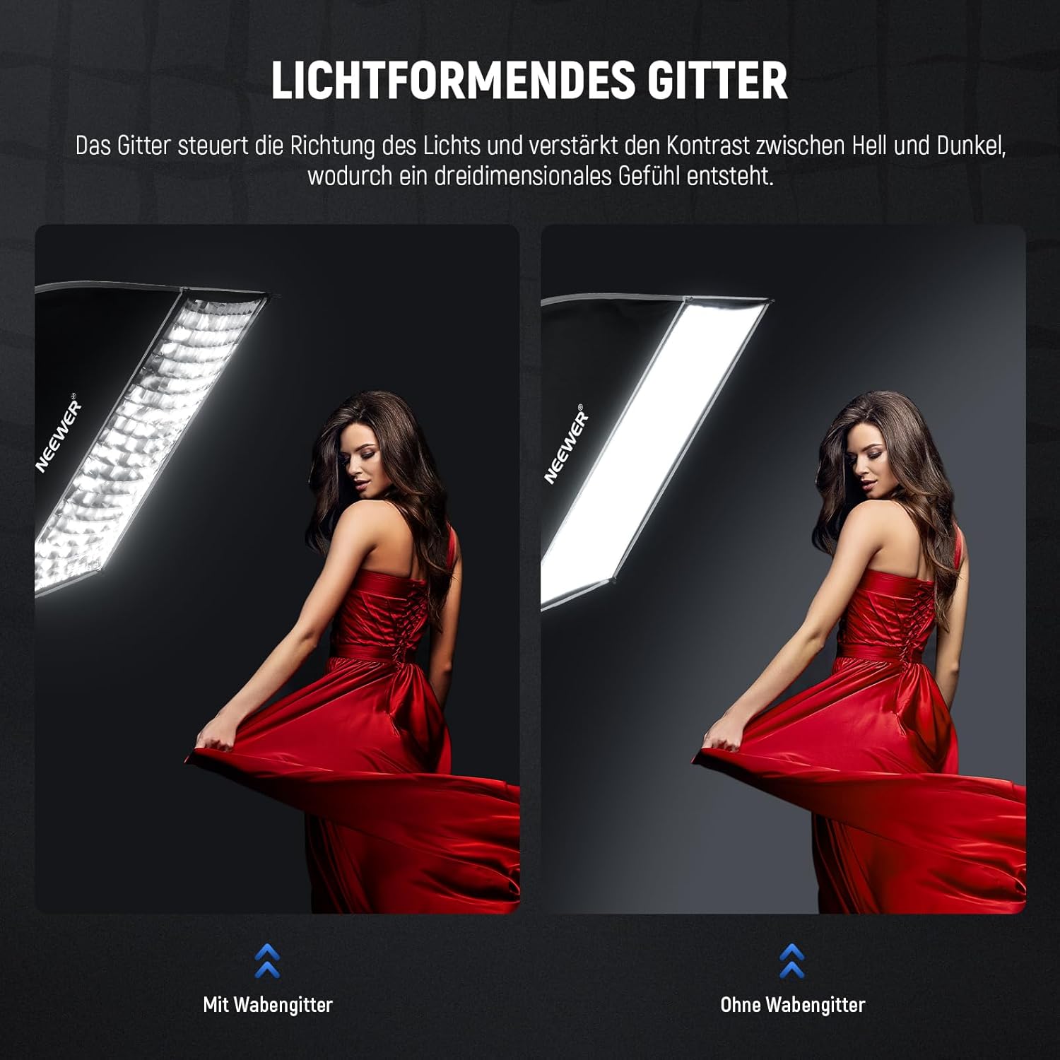 NEEWER Softbox használat közben