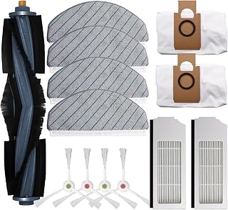 Replacement Parts for Ecovacs T10 Plus Robot Vacuum Attachments 1 Main Brush 4 Side Brush 2 Filter 4 Mop Pad 2 Dust Bag Accessories