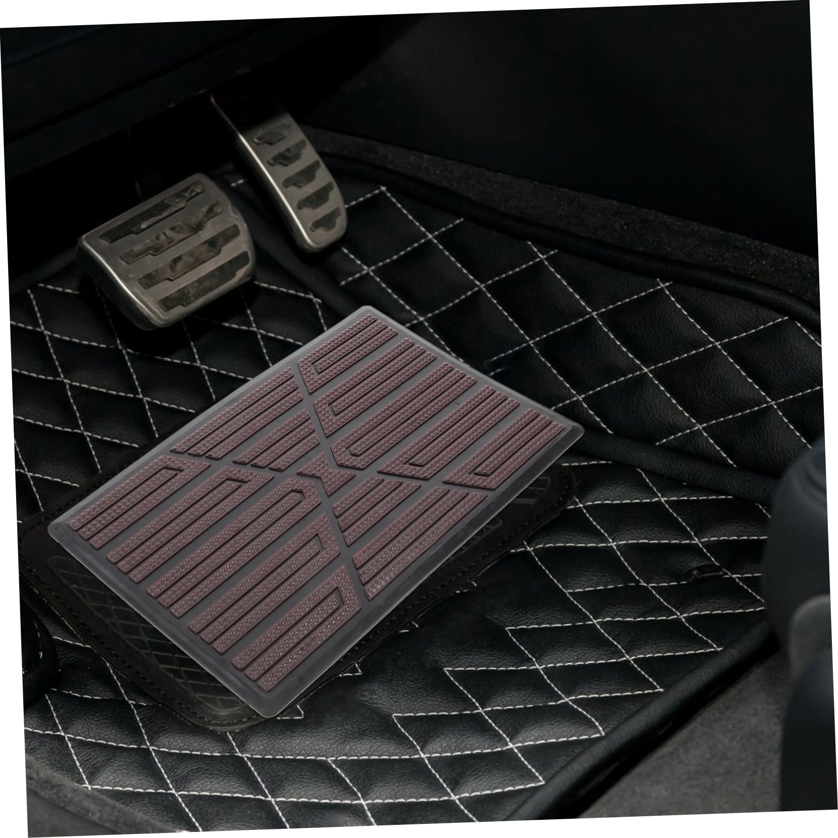 PRETYZOOM Car Floor Mats All-Weather Automotive Carpet Liners - Heel Footrest Pad Full Coverage for Trucks and Suvs — view 9
