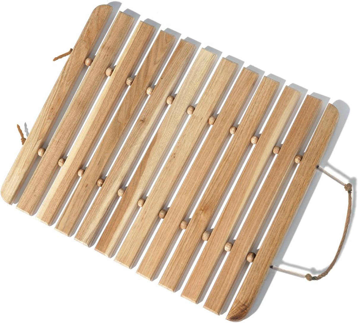 WALNUT WOODEN BATH DUCKBOARD BATH MAT WOOD Home & Kitchen