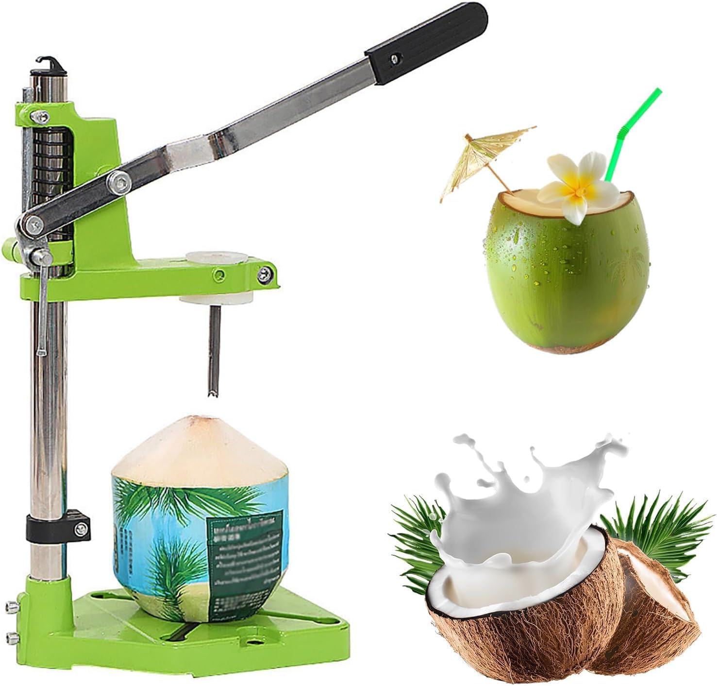 Perceuse manuelle pour noix de coco de vos cocktails de vacances à la maison