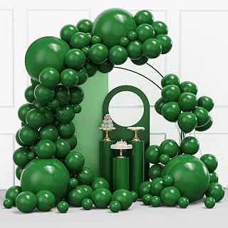 Green Balloons Garland Arch kit, Dark Green Latex Balloon
