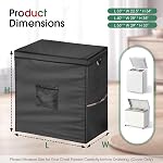 Deep Freezer Cover, Waterproof Dustproof Chest Freezer Cover, Freezer Covers for Outside 7.0 Cubic Feet Chest Freezer All Season Protection, Top with Zipper to Open(33"L X 22.5"W X 34"H)