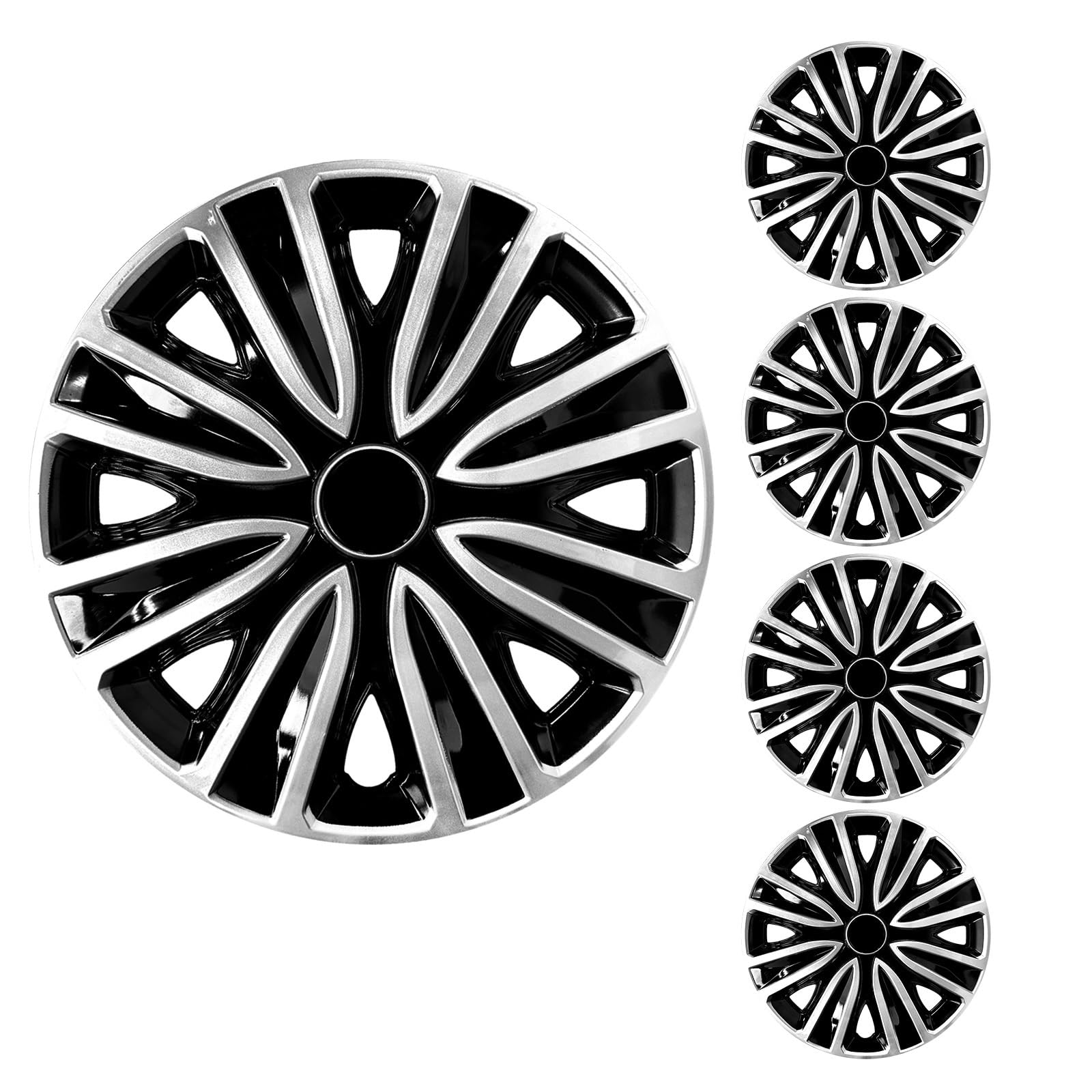 Cubierta de Tapa Cubo 14 Pulgadas Compatible con Cubierta(4 pcs Style b)