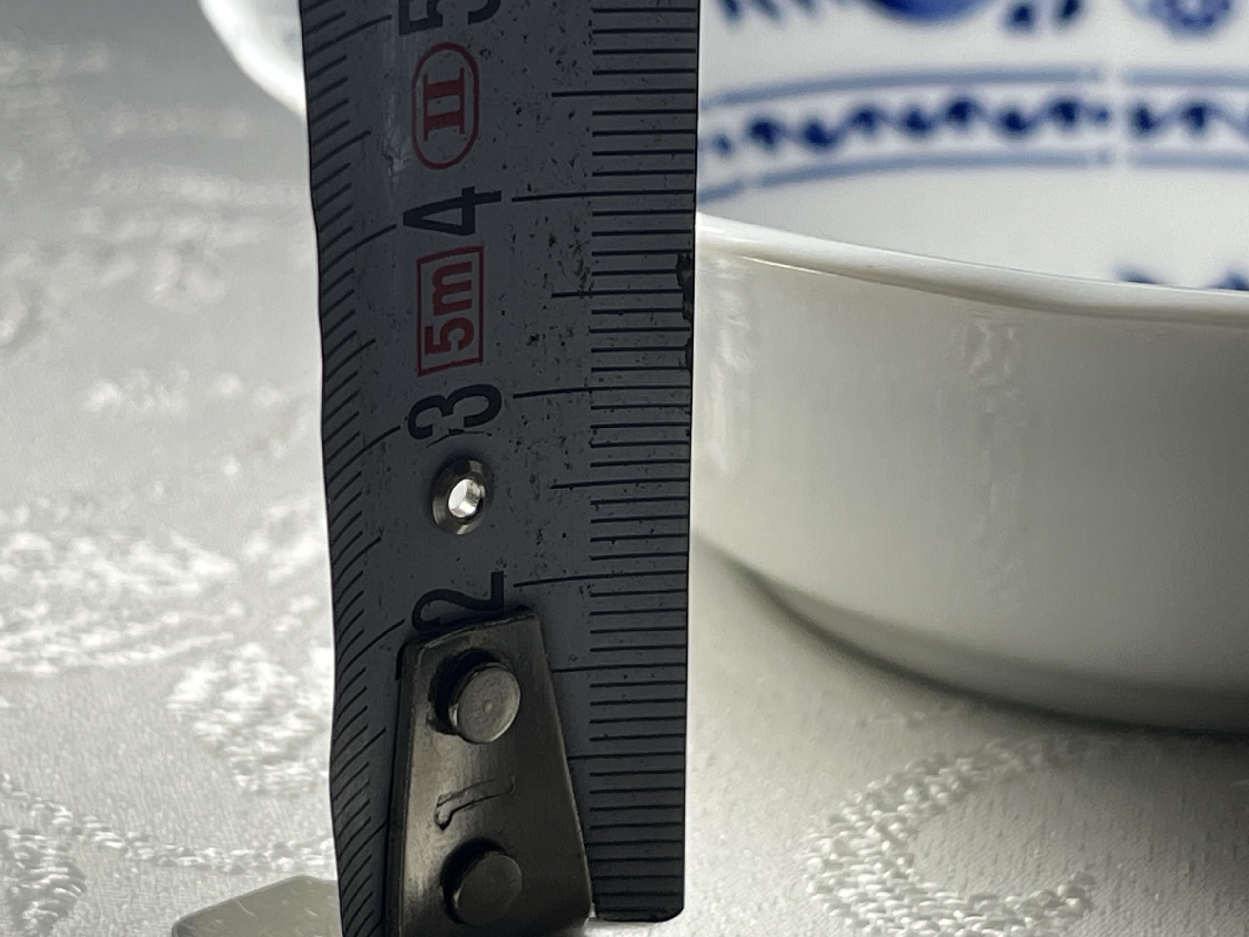 Generisch Porzellan Zwiebelmuster, kleine Schale, 13 cm breit und 4cm tief Made in Kahla