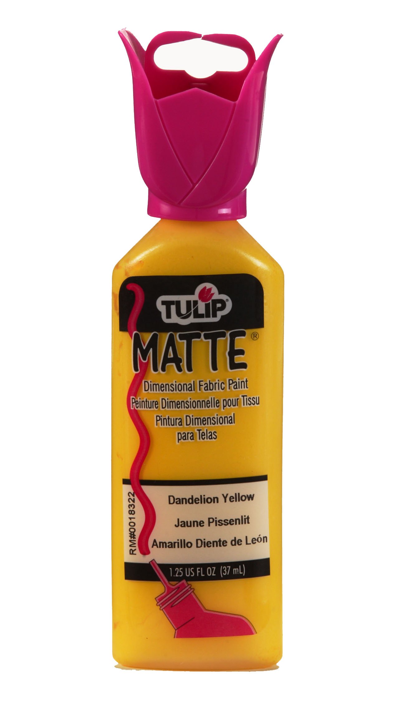 Tulip Yellow 1.25Oz 3D Paint Matte (Dandi )