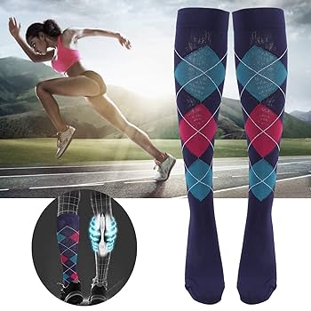 lululemon☆ 光に反射! 3Dニット・トレーニングソックス Amazon.co.jp: 着圧ソックス、アクリル繊維ランニング着圧