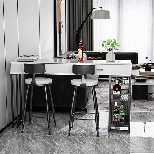 Miniatura 4 de Mesa de bar, mesa de consola, apartamento pequeño, hogar, barra de pared moderna, porche, sala de estar, armario de almacenamiento, mesa de comedor,