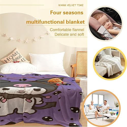 Miniatura 3 de Oinxghw Soft Flannel Blankets Warm Cozy Fuzzy Blanket and Throws for Couch Sofa Bed Outdoor Travel Picnic Blankets for Kids Adults 40x50 Inches