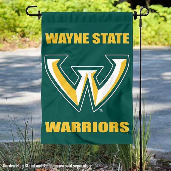 Wayne State Warriors Garden Flag