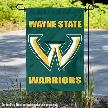 Wayne State Warriors Garden Flag