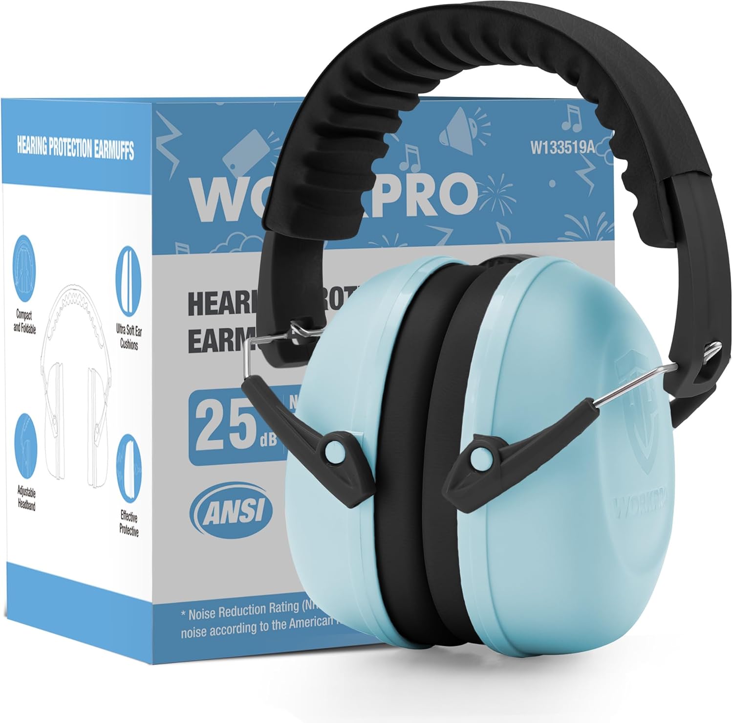 WORKPRO Noise Cancelling Headphones for Kids, NRR Kenya Ubuy