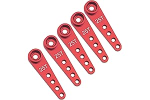 5Pcs Strong Servo Horns 25T Metal 25 Teeth Server Extension Steering Arm...