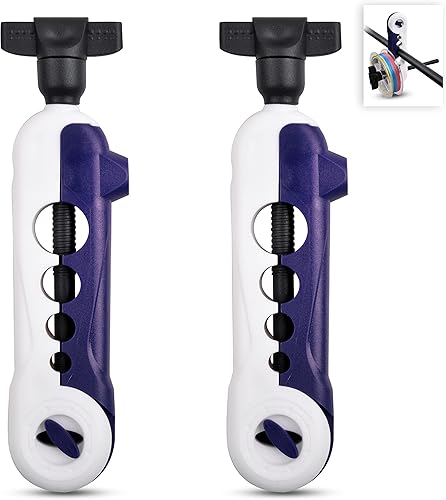 Mini carrete de hilo de pesca, máquina de bobinado de hilo de pesca portátil, carrete de cebo giratorio ajustable, herramienta de estación de