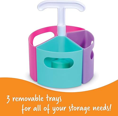 Miniatura 3 de Learning Resources Create-a-Space - Mini centro de almacenamiento, color rosa, para manualidades en el aula, espacio para crear, almacenamiento de