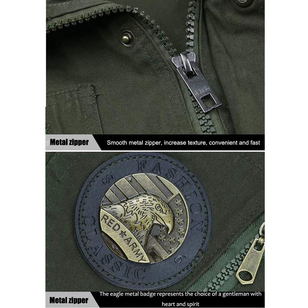 Chaqueta De Trabajo Soldador Resistente Rayones Manchas Desgaste Verde XL