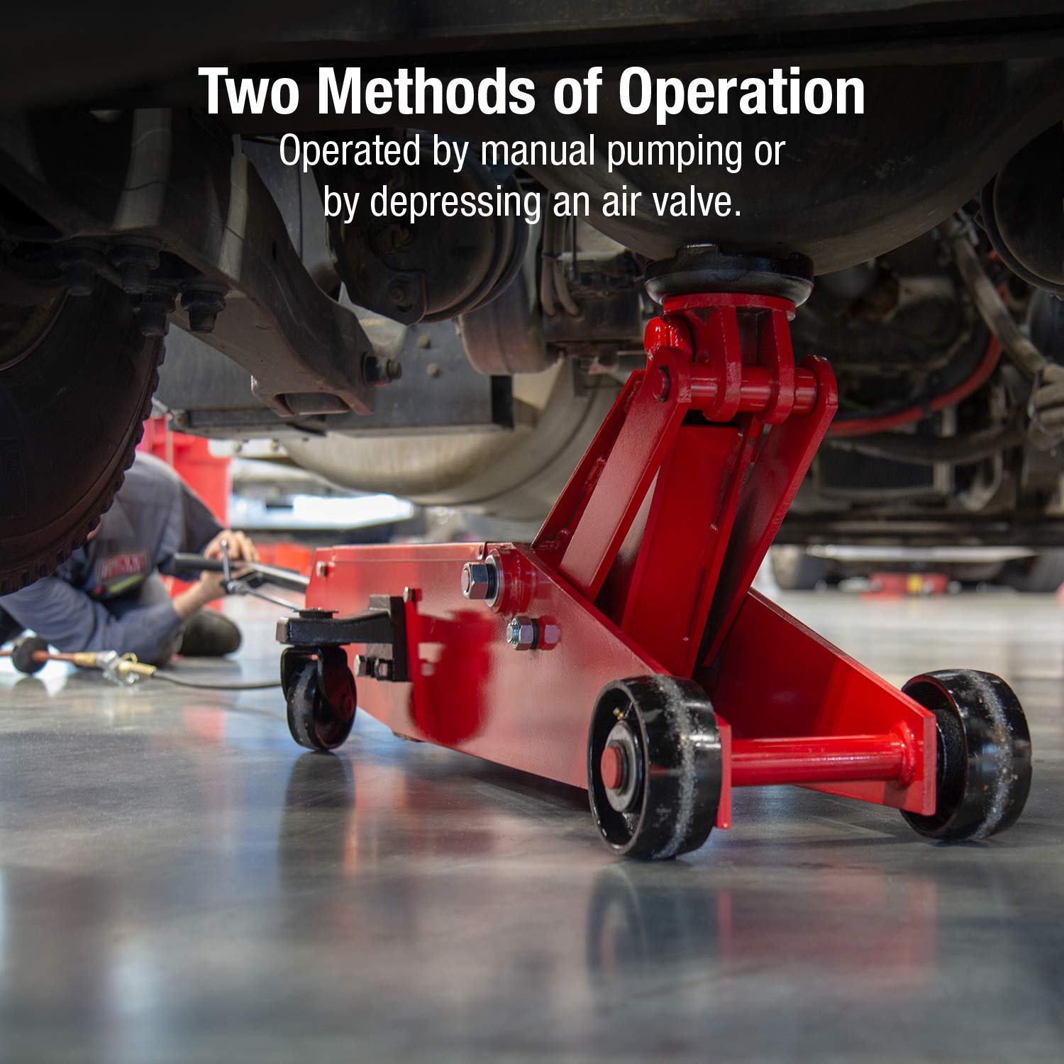 Buy Sunex 6614, Air Hydraulic Floor Jack, 10 Ton Capacity, Two Methods