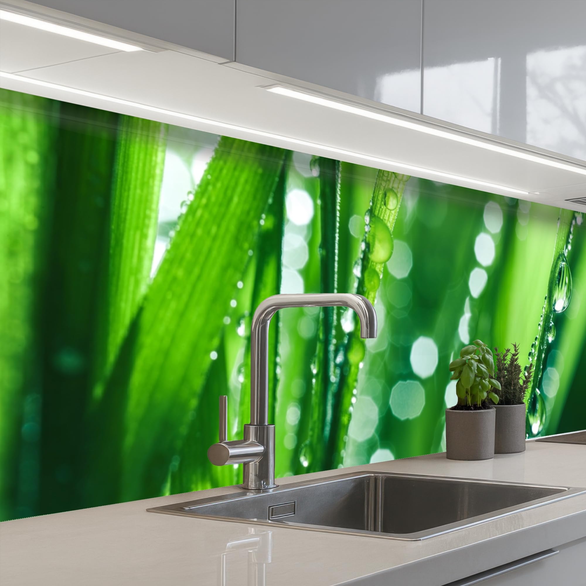 KitchenYeah© Splashback for Kitchen self Adhesive Sink Splash Splatter — image 1