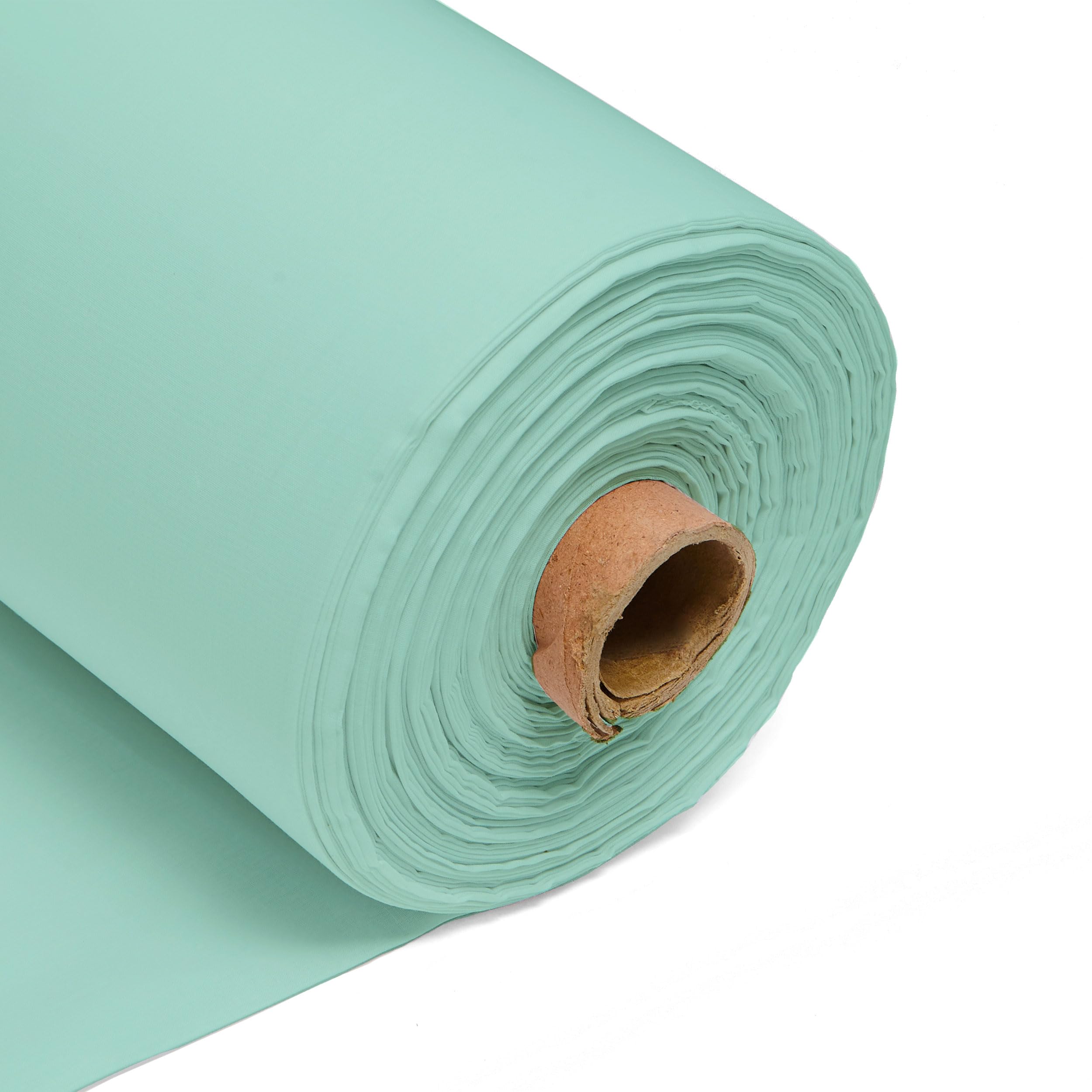 Pastel Mint 100% Cotton Plain Fabric – 60 Inch 150cm Wide 150GSM Material - Sewing, Dressmaking, Quilting, Curtain Linings, Pillowcases & Totes by Discount Fabrics LTD - 5Metre