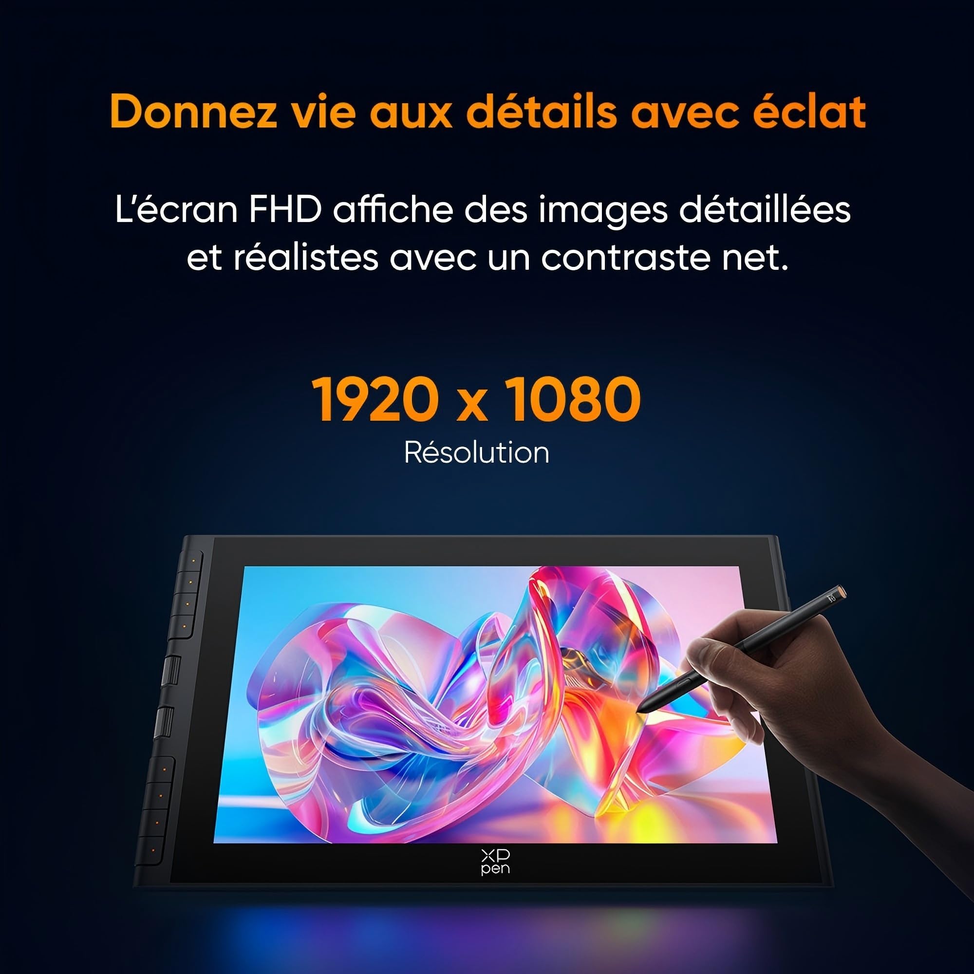 XPPen Artist 12 3rd (Édition 2025) Tablette Graphique Dessin avec Écran 12 Pouces, X4 Stylet Précis, 2 Molettes X-Dial, 8 Raccourcis, Support Fourni, Parfait pour Les Créatifs Nomades