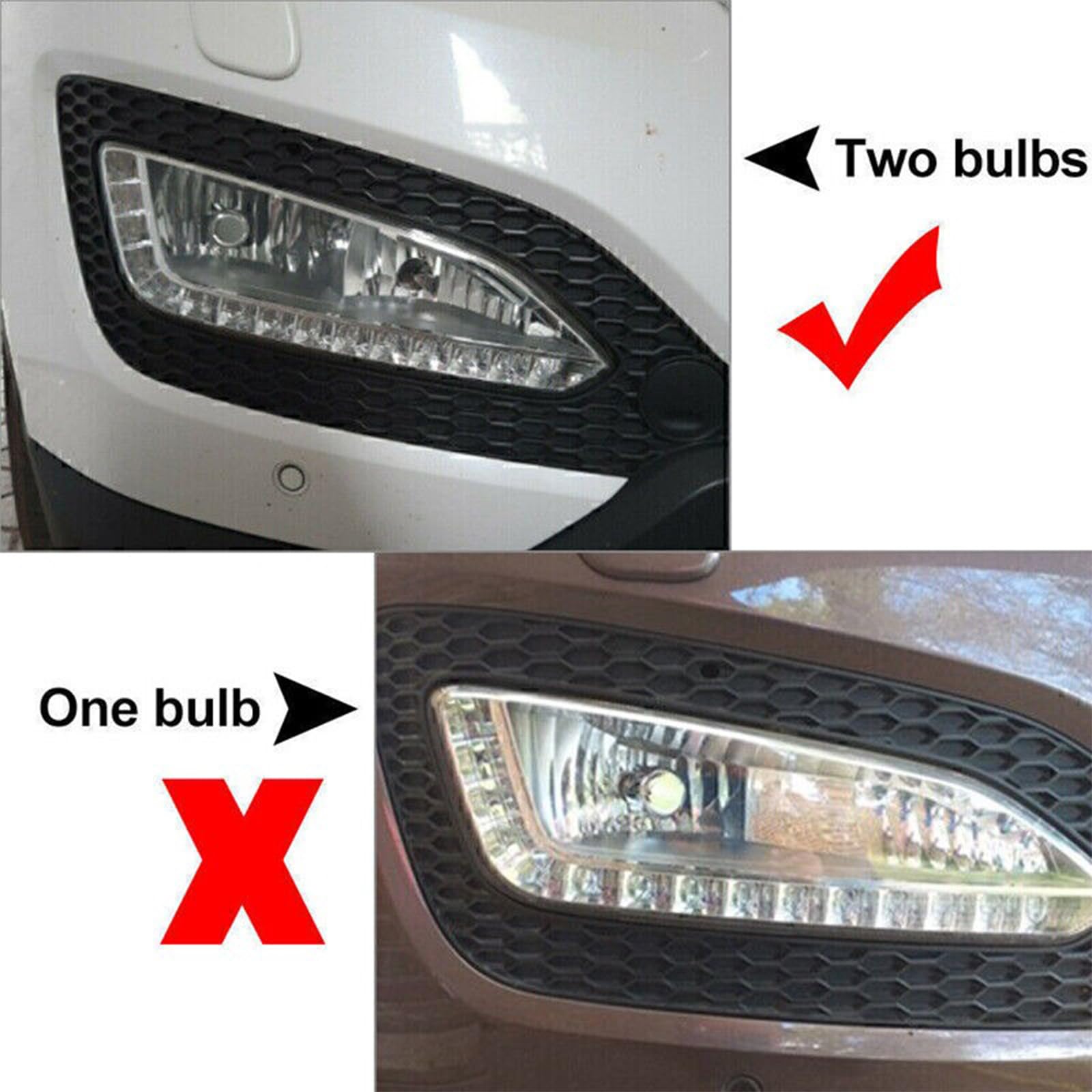 Dla Hyundai Santa Fe IX45 2013 2014 2015 Światła Przeciwmgielne Przednie Światła Do Jazdy Dziennej Montaż Reflektorów Prawy