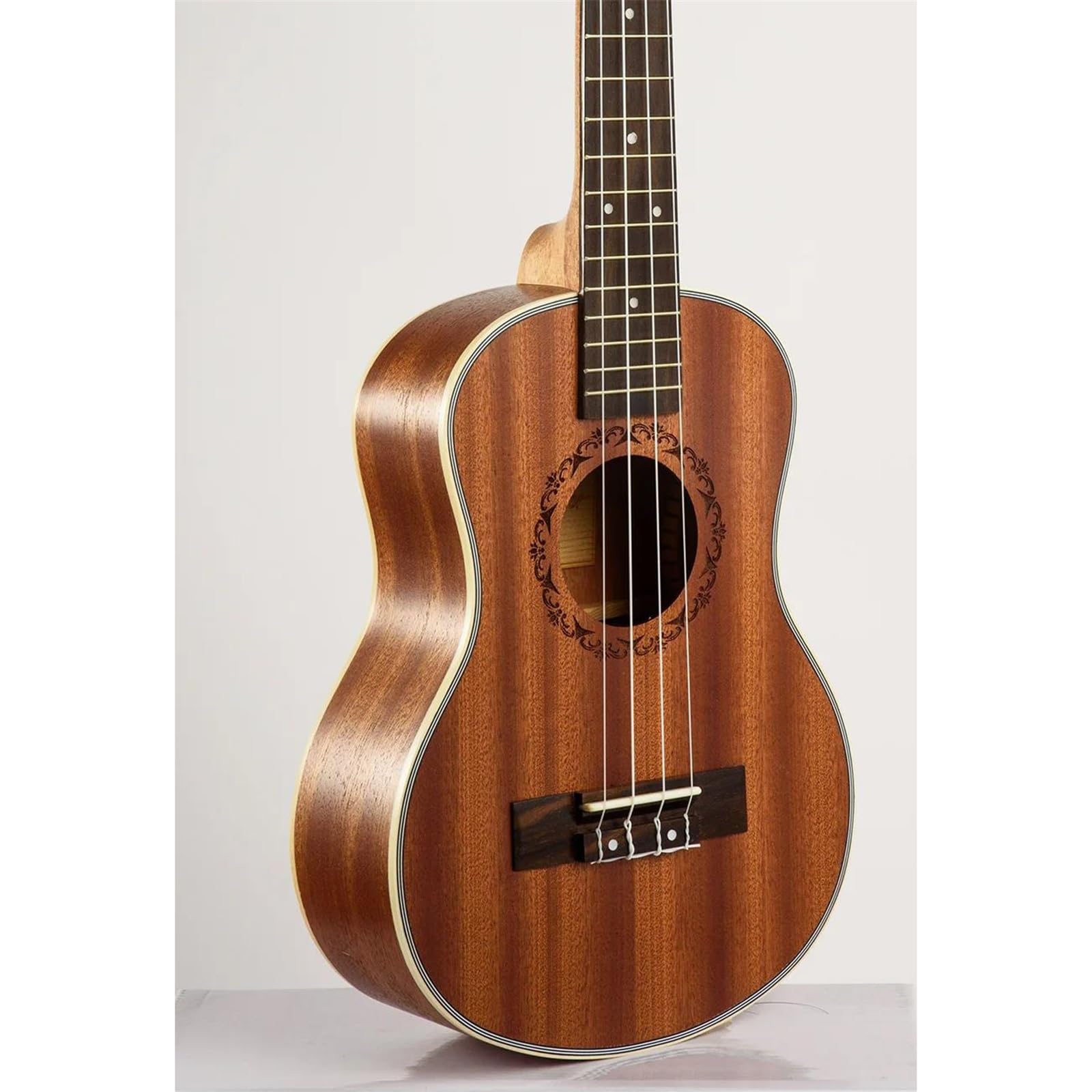 21 "Ukulele Gitara Hawajska Palisander Podstrunnica 4 Struny Mahoń Elektryczne Ukulele Z Przetwornikiem EQ Instrumenty Muzyczne(A)