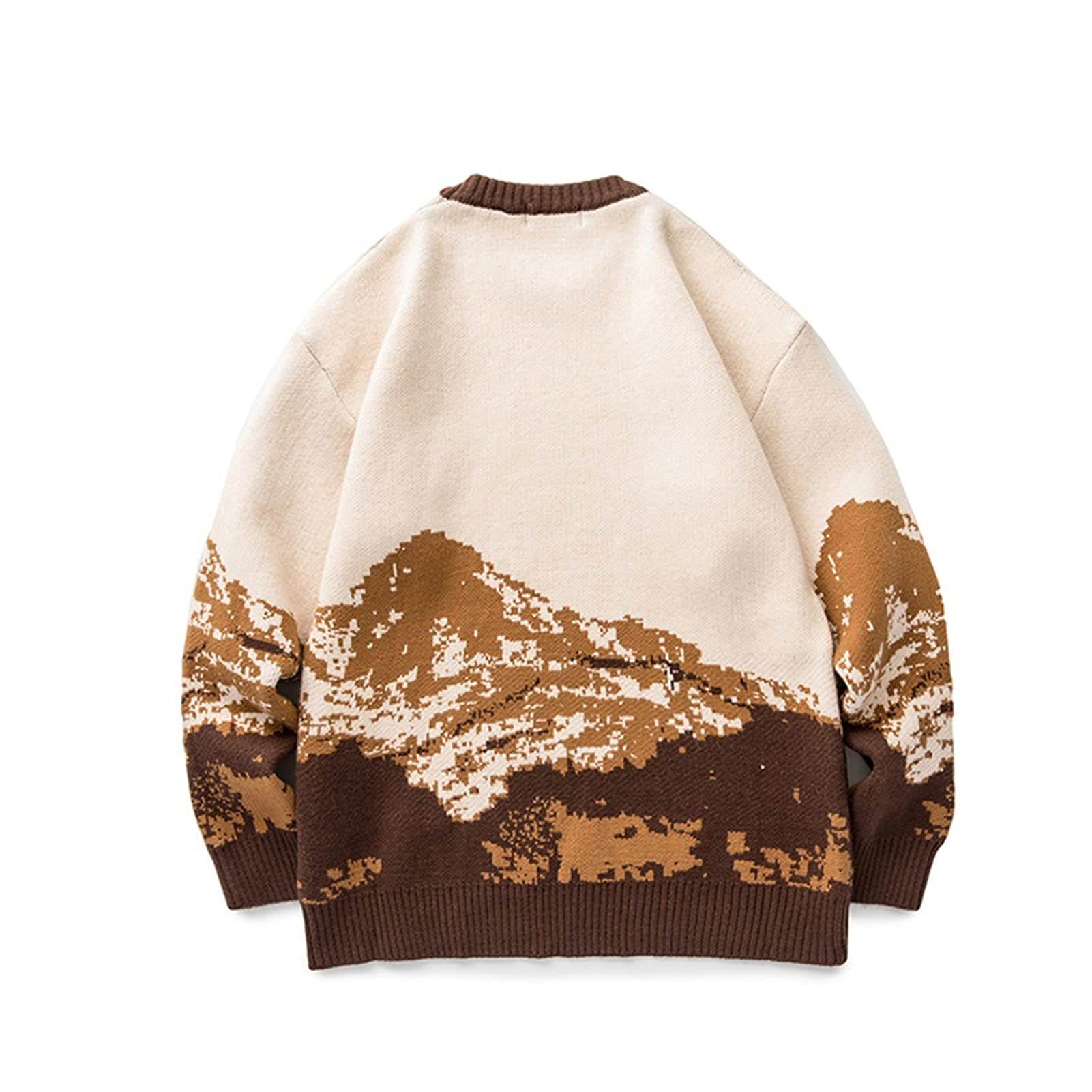 pullover hombre Jóvenes Hombres Montaña Sujetadores de Invierno Suéter Mens Suéter Vintage Ropa sueter para hombres