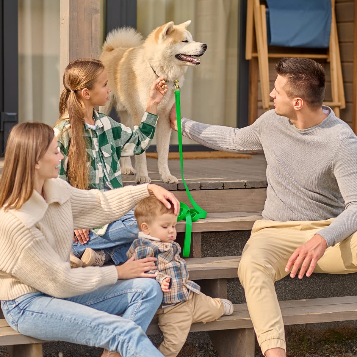 Viper Biothane K9 Working Dog Leash Waterproof Lead for Tracking Training Schutzhund Odor-Proof Long Line with Solid Brass Snap for Puppy Medium and Large Dogs 6ft, Tropical Green - image 8