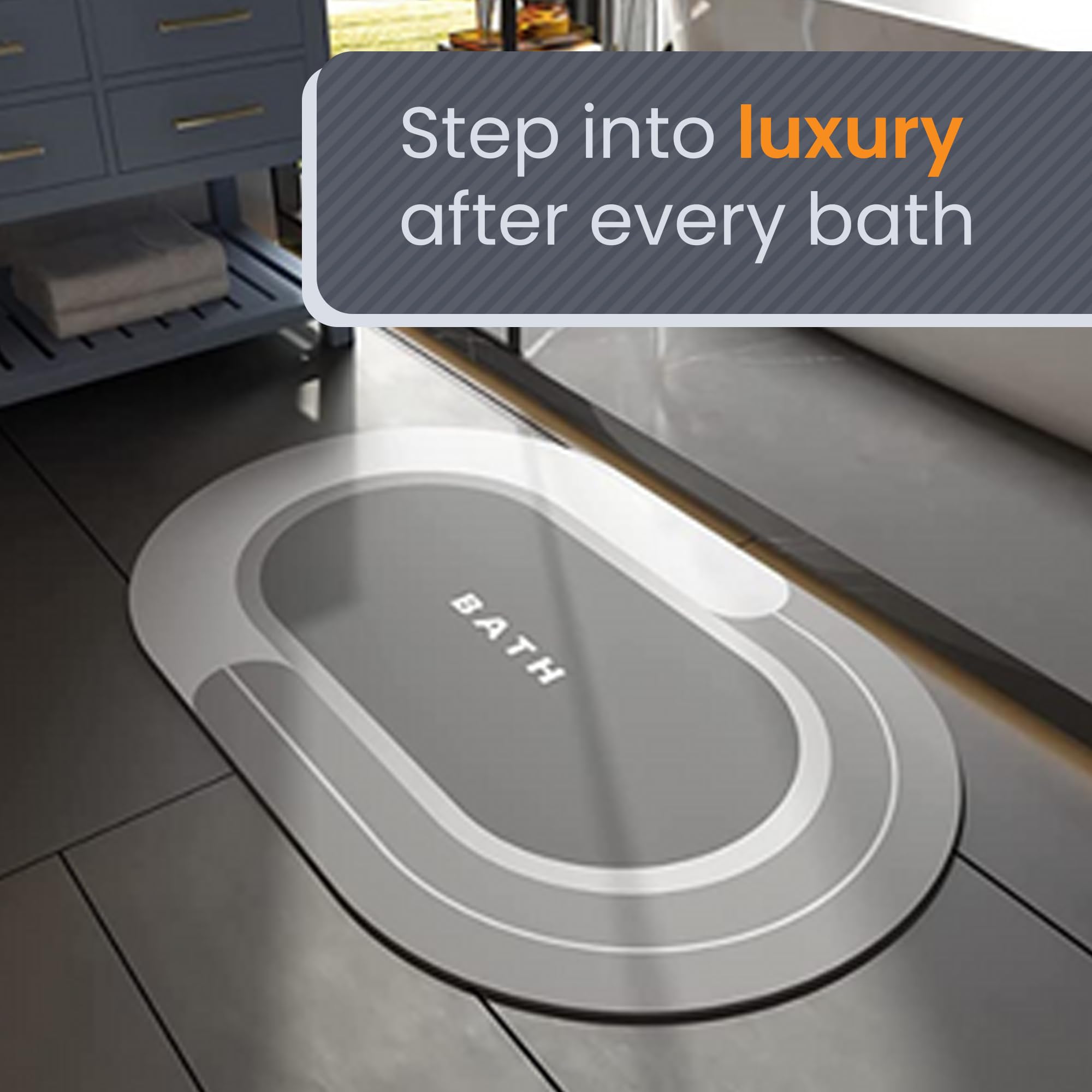 Stellar Goods Quick-Drying, Super Absorbent, Non Slip Mat - 17