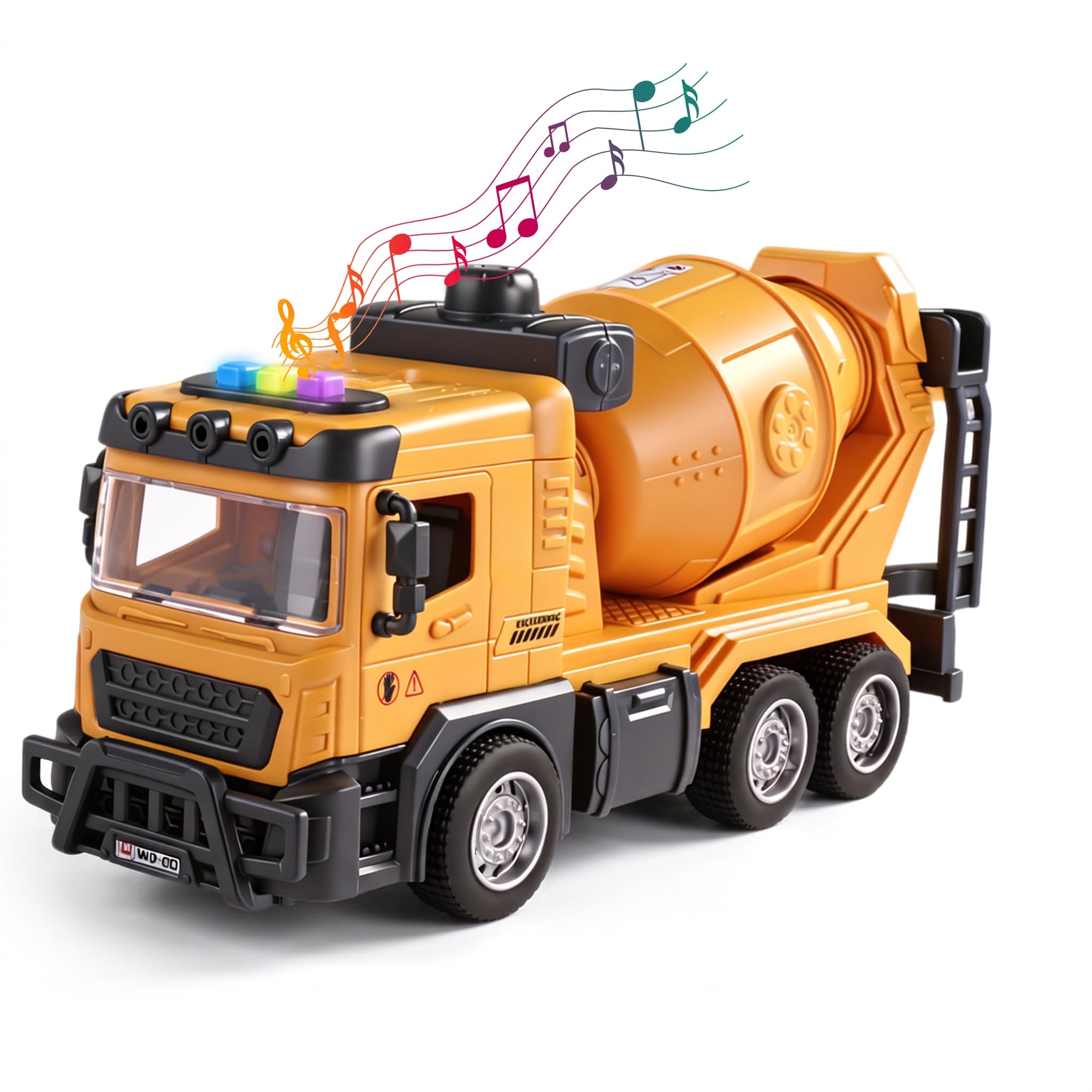 Electric Construction Engineering Truck Toy, Push and Go Sand Truck for Boy
