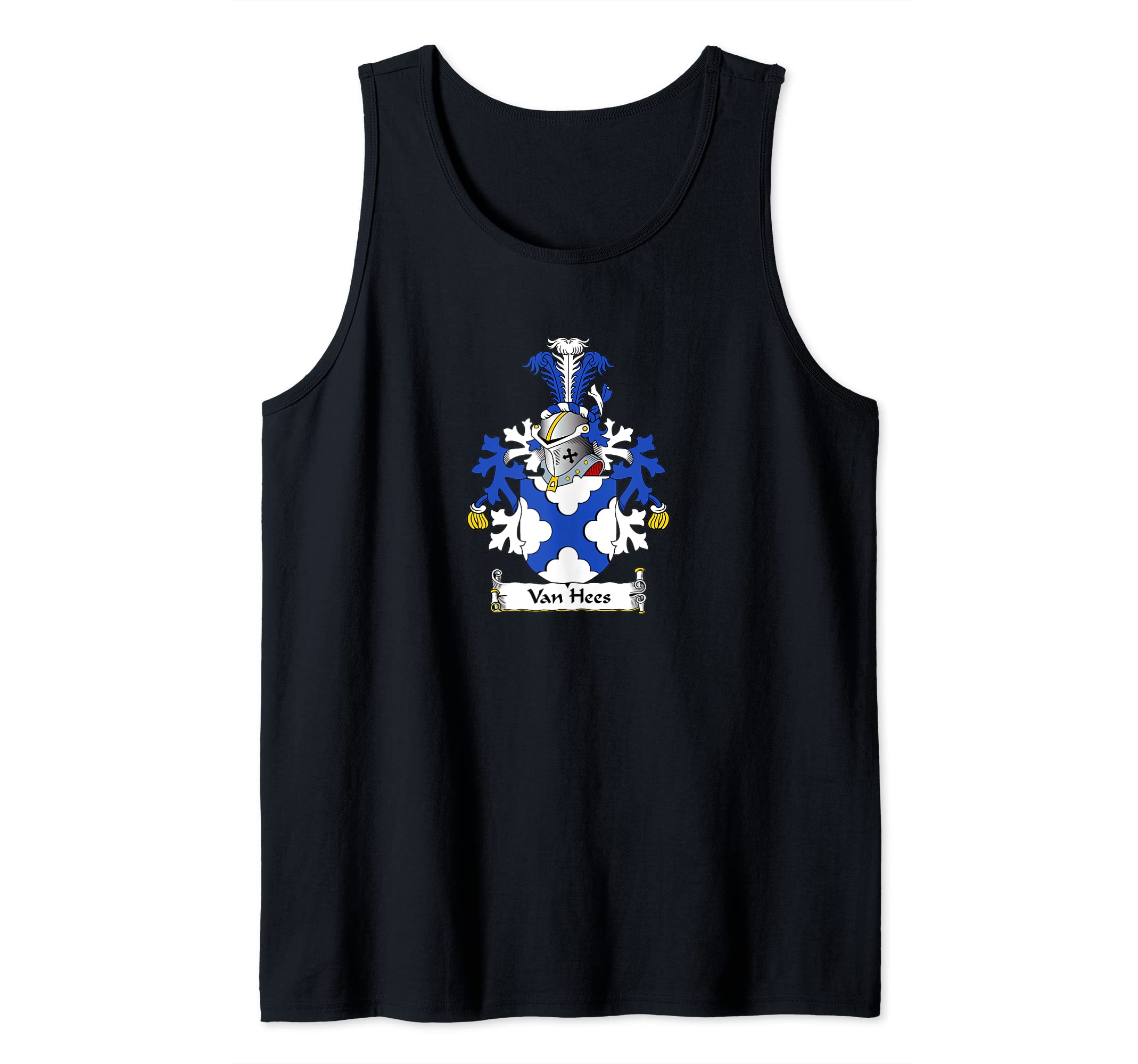 Van Hees Coat of Arms - Family Crest Tank Top