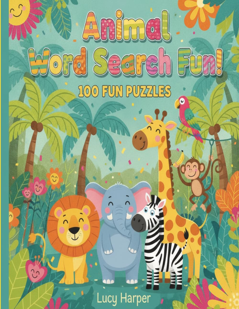 Animal Word Search: 100 Fun Puzzles (Word Searches For Kids)