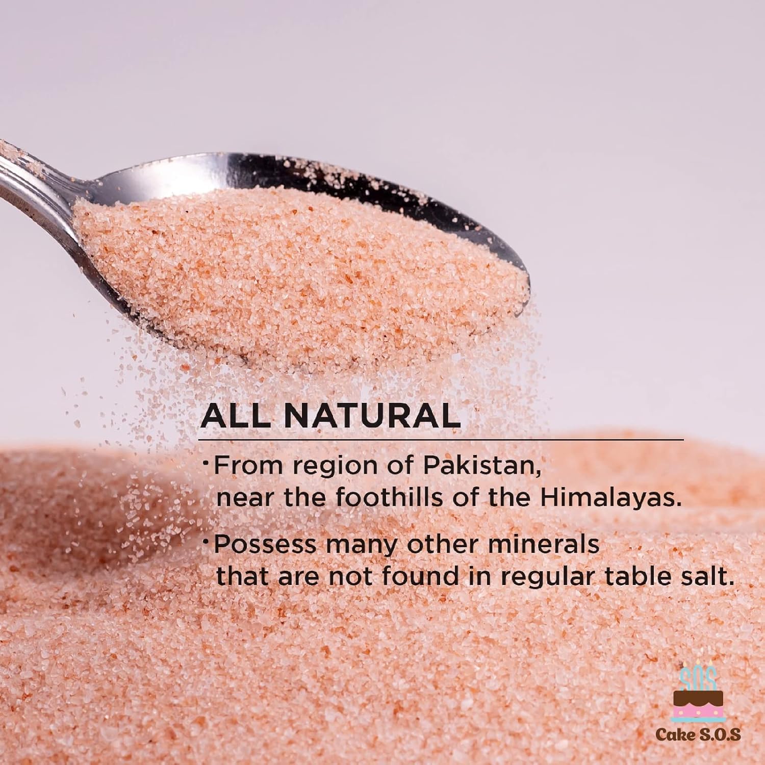 Himalaya Salz Fein 25kg – Natürliches Speisesalz & Kochsalz | Mineralreiches Kristallsalz ohne Zusatzstoffe | Gesundes Natur Badesalz mit Kajal Sticker