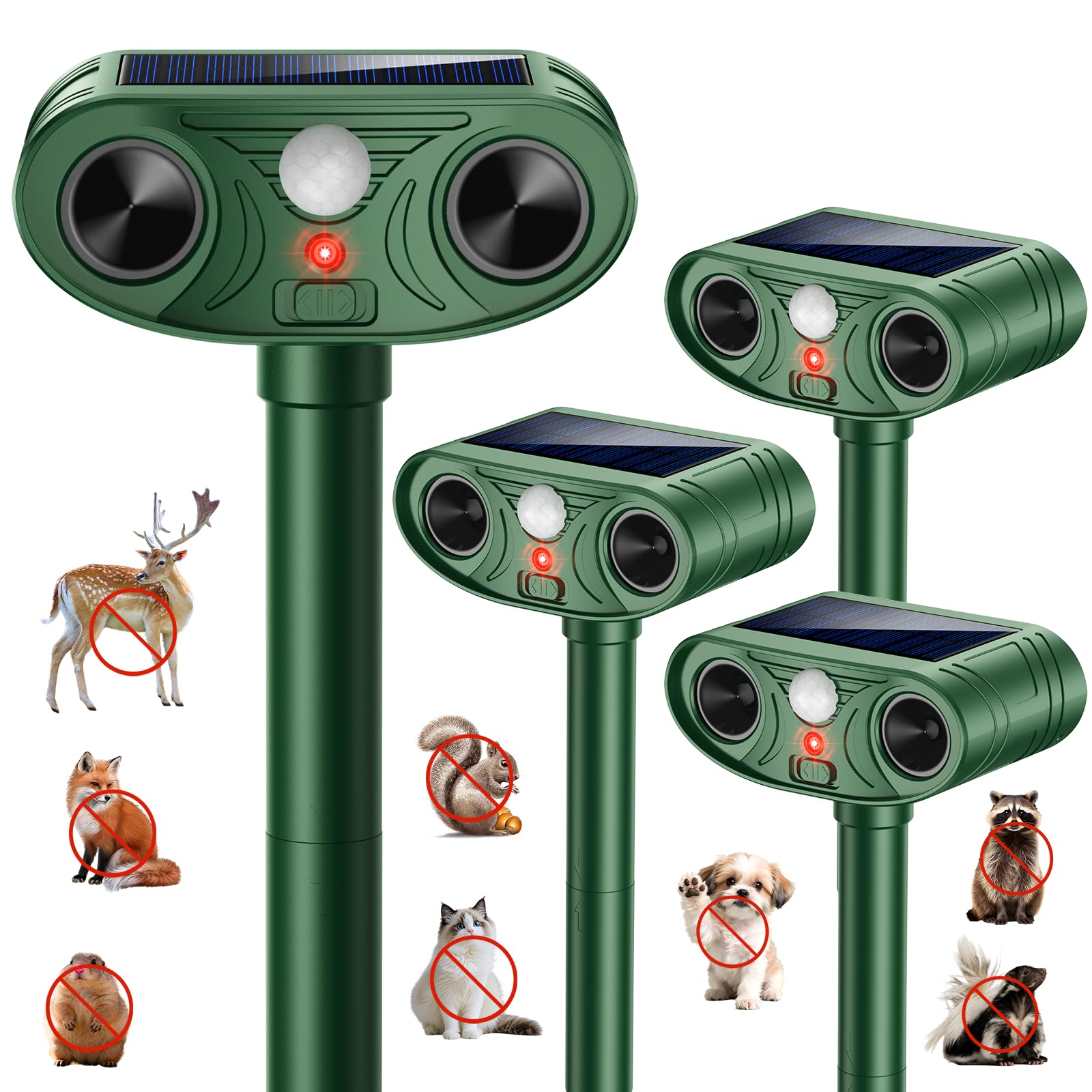 Répulsif pour chat et oiseaux de jardin - Protection de cour verte et potager