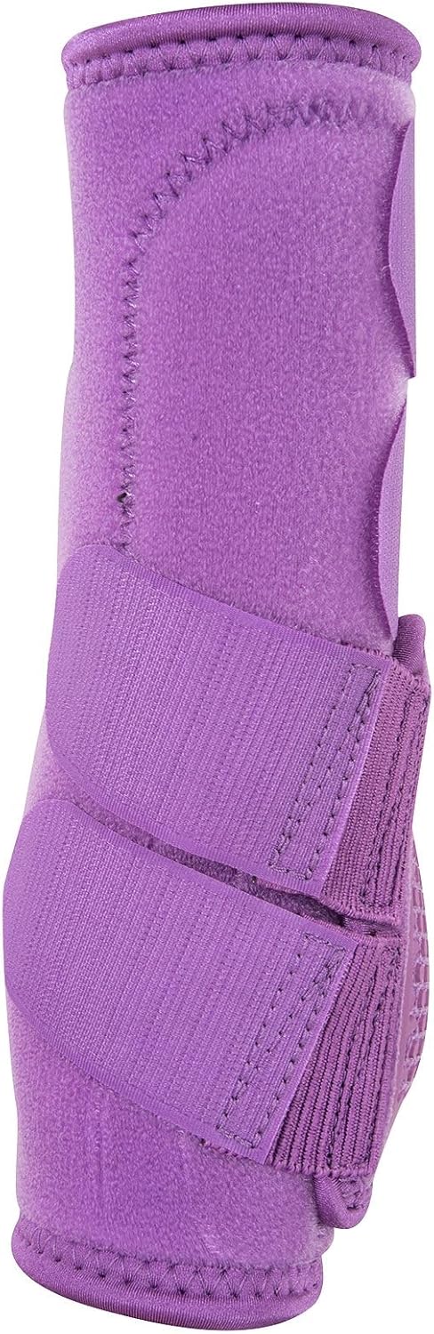 Classic Equine Flexion by Legacy2 Support Boots, Hind (Violet Purple, Medium)