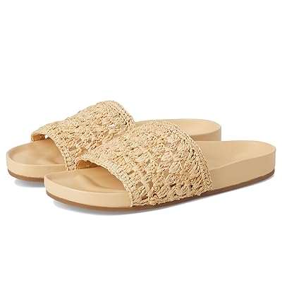 Loeffler Randall Henri Crochet Raffia Band Footbed Sandals Women