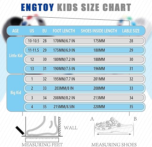 Miniatura 2 de Engtoy Zuecos para niños y niñas, zapatos de jardín sin cordones, sandalias divertidas y ligeras para la playa