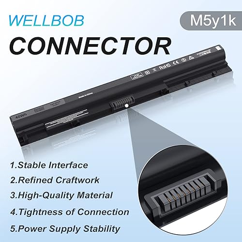 Miniatura 5 de Batería M5Y1K para batería Dell Inspiron 5559 5558, para Dell Inspiron 15 3000 5000 batería 3558 3567 5555 5566 5759, compatible con batería de
